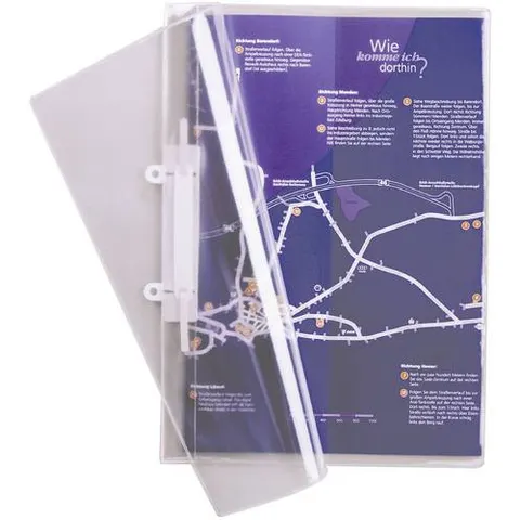 DURABLE 251219 - Catalogue binder, A4, crystal clear – image 1