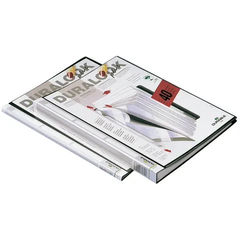 DURABLE Sichtbuch DURALOOK Plus, mit 20 Sichthüllen, schwarz – Bild 1