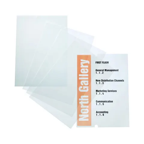 DURABLE Folien CRYSTAL SIGN refill, DIN A4 – Bild 1