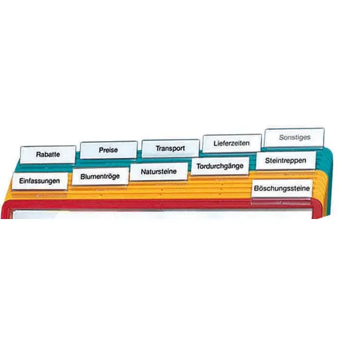 DURABLE Vollsichtreiter Kunststoff transparent – Bild 1