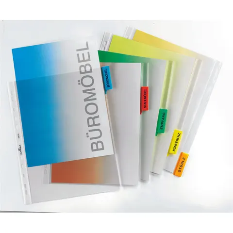 DURABLE Hüllenregister, A4, 5-teilig, 1 - 5, transparent – Bild 1