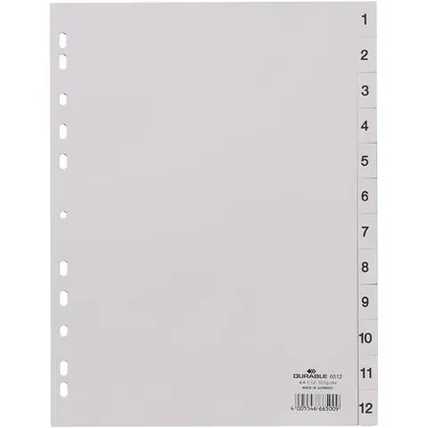 DURABLE Register A4 1-12 - 12-teilig – Bild 1