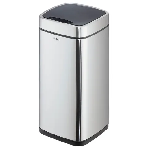 DURABLE Abfalleimer NO TOUCH 21L silber (342223) – Bild 1