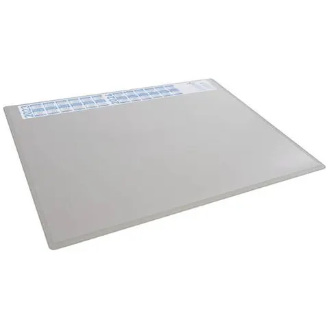 DURABLE Schreibunterlage mit Kalender, PP, grau – Bild 1