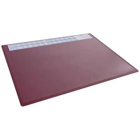 DURABLE Schreibunterlage mit Kalender, PP, rot – Bild 1