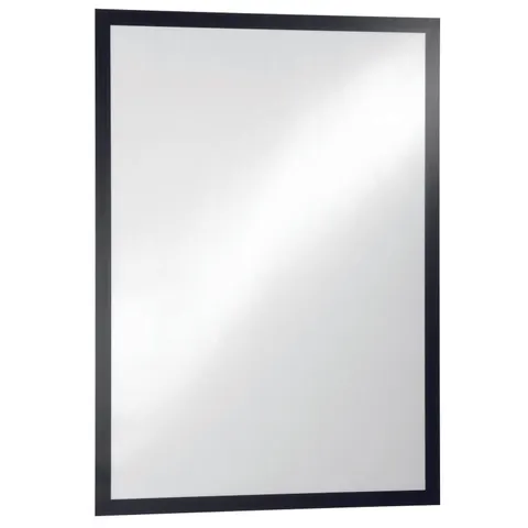 DURABLE 505501 - Signage frame, A1, self-adhesive, hinged, black – image 1