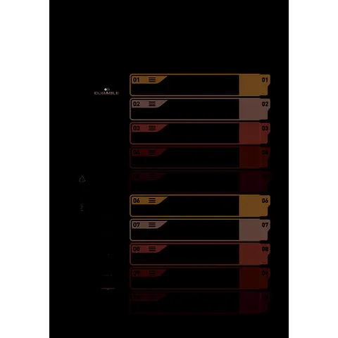 DURABLE 679527 - Plastic dividers, A4 (1 - 10) – image 1