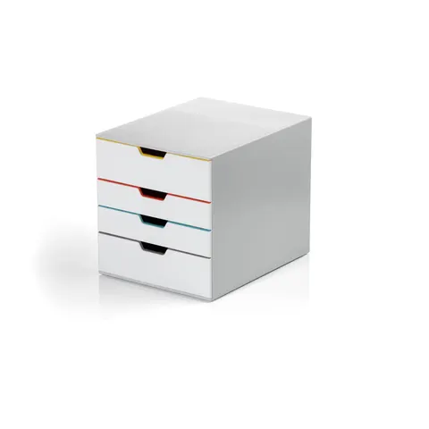 DURABLE Schubladenbox VARICOLOR Mix 4 Fächer mehrfb – Bild 1