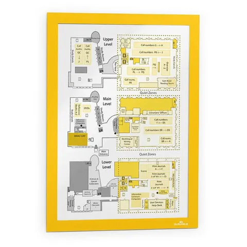 DURABLE Magnetrahmen selbstklebend A4 gelb – Bild 1