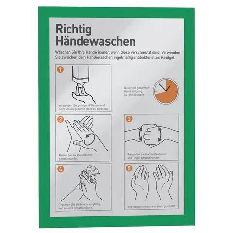 DURABLE Magnetrahmen DURAFRAME® MAGNETIC A4 grün – Bild 1