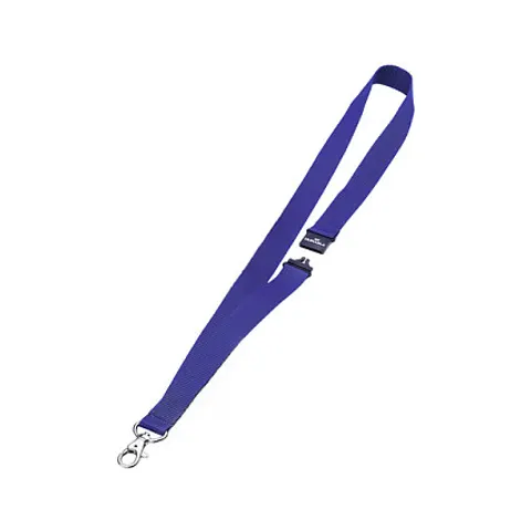 DURABLE Textilband 20, mit Sicherheitsverschluß, dunkelblau – Bild 1