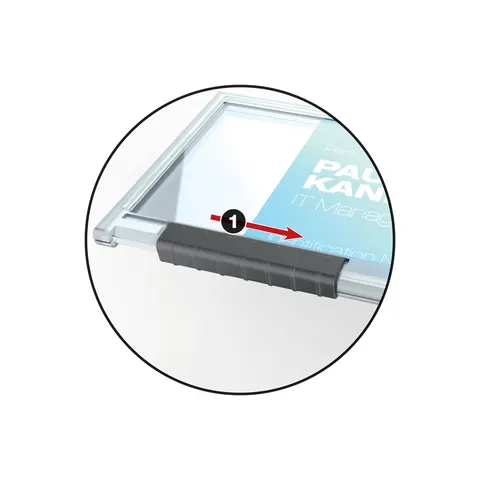 Badge durable pushbox mono – afbeelding 1