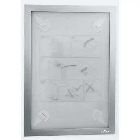 Duraframe Durable 484323 A4 zilver – afbeelding 1