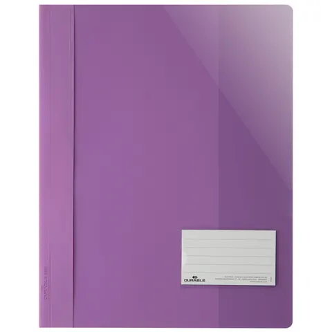 DURABLE snelhechter A4, paars, PVC – afbeelding 1