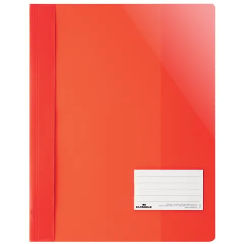 DURABLE snelhechter A4, PVC, rood – afbeelding 1
