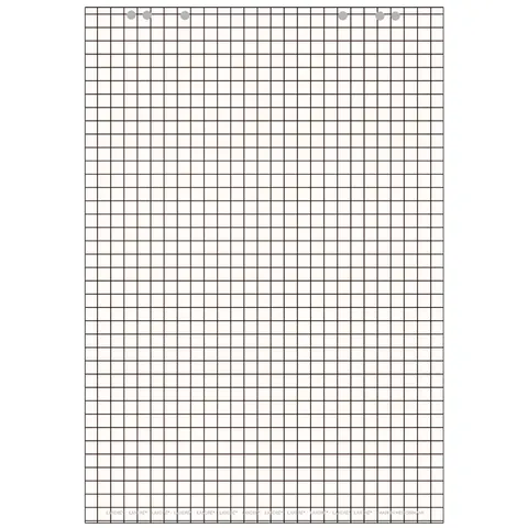 LANDRE Flipchartblock Recycling 65x98 cm kariert – Bild 1