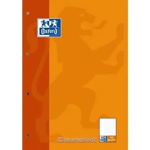 OXFORD Arbeitsblock DIN A4 liniert – 692497 – Bild 1