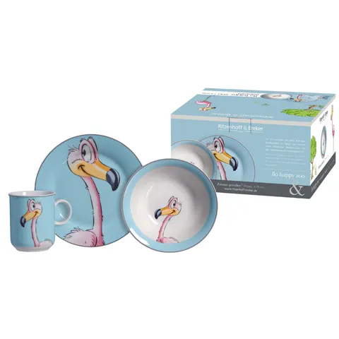 Ritzenhoff & Breker Geschirr-Set HAPPY ZOO FLO – Bild 1