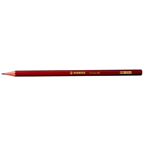 Potlood STABILO Schwan rood 306 HB – afbeelding 1