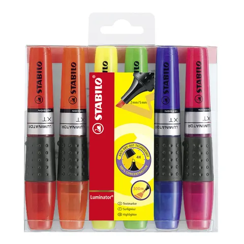 Marker STABILO "Luminator", bunt, Stifte, Marker bunt Einheitsgrösse – Bild 1