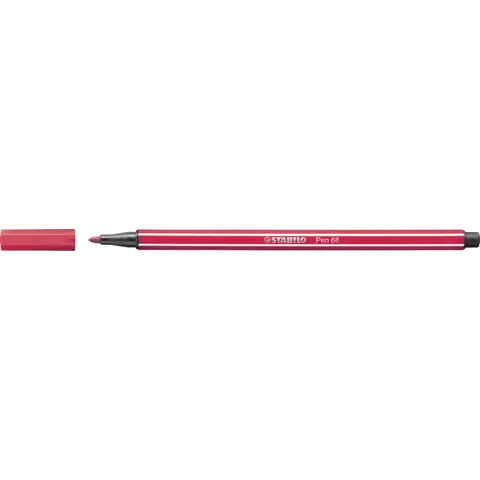 Viltstift STABILO Pen 68/50 medium donkerrood – afbeelding 1