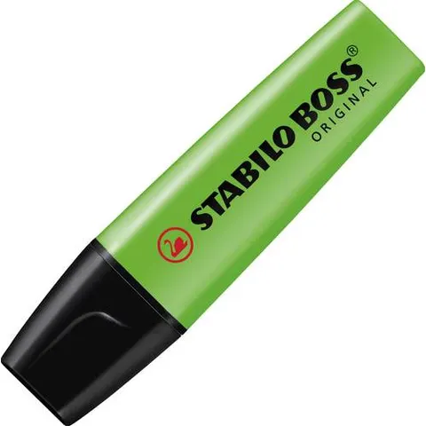 STABILO BOSS ORIGINAL marker 1 pc(s) Chisel tip Green – image 1
