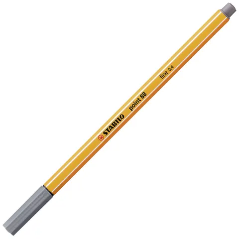 STABILO Fineliner point 88, dunkelgrau – Bild 1