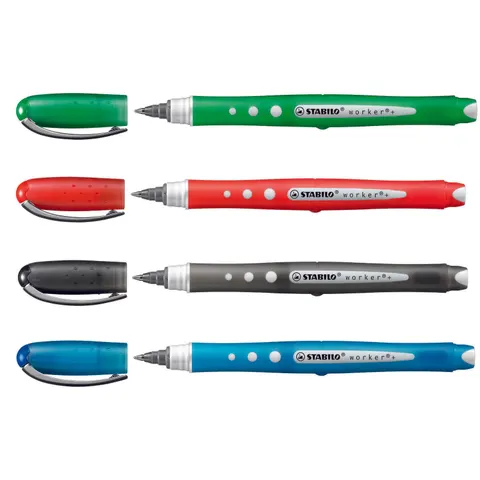 STABILO Tintenroller worker colorful, 4er Etui – Bild 1
