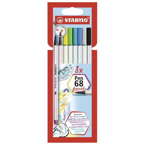 STABILO Brush-Pens Mehrfarbig – 5680821 – Bild 1