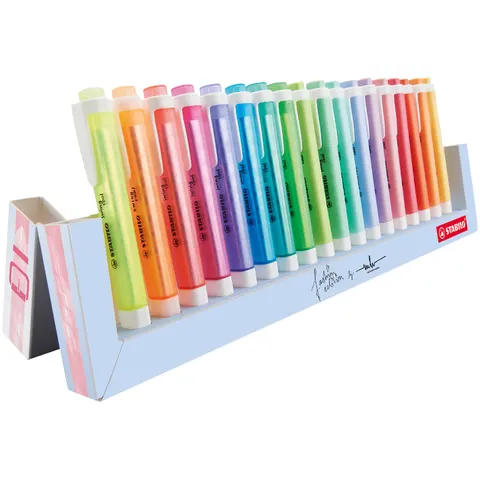 STABILO Textmarker swing cool, 18er Tischset – Bild 1
