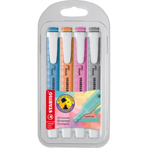 STABILO Swing Cool Textmarker Mehrfarbig – EO2754082 – Bild 1