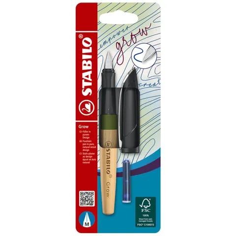 Vulpen STABILO Grow medium mosgroen/eiken – afbeelding 1