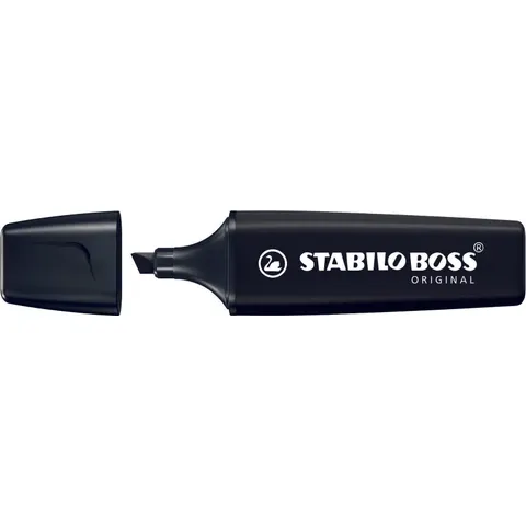 STABILO BOSS ORIGINAL Marker Black – afbeelding 1