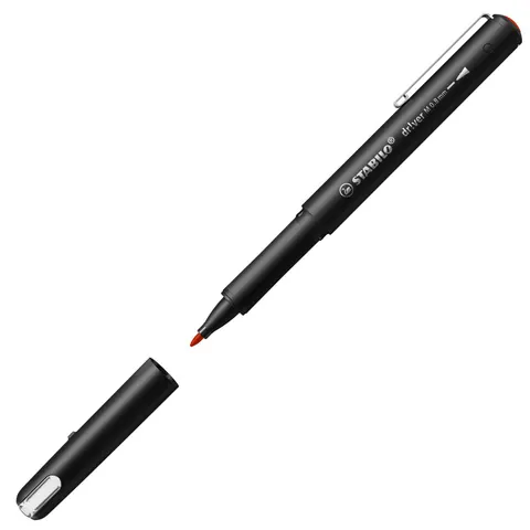Fineliner STABILO dr ver medium rood – afbeelding 1