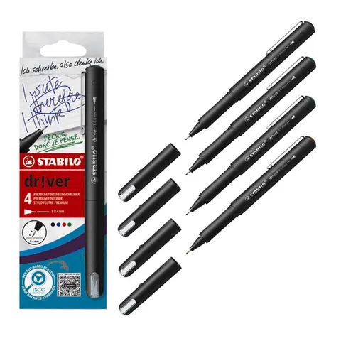 STABILO dr ver Fineliner-Set Farbsortiert – Bild 1