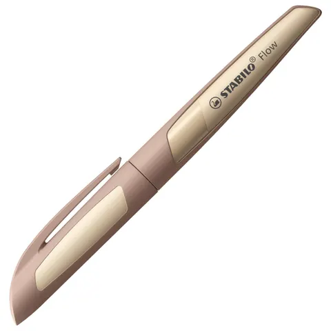 Vulpen STABILO Flow medium lichtbruin – afbeelding 1