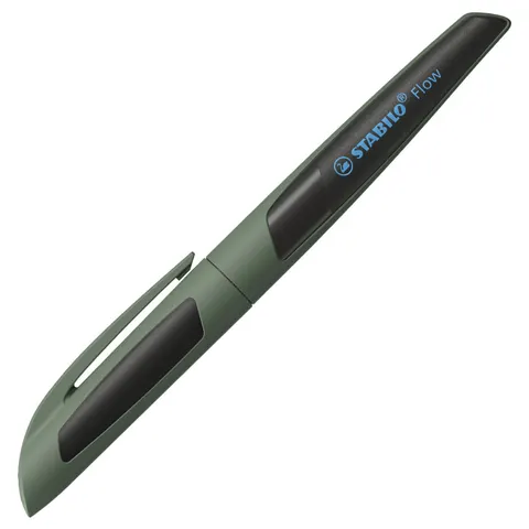 STABILO Kugelschreiber Flow, khaki/schwarz – Bild 1