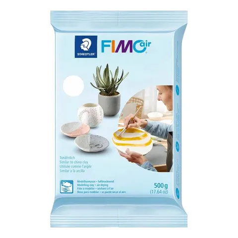 FIMO air boetseerklei 500 g wit – afbeelding 1