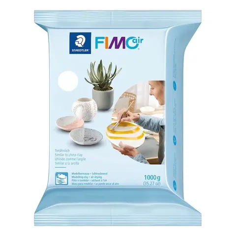 FIMO Mod.masse FimoAir basic 1kg weiß – Bild 1