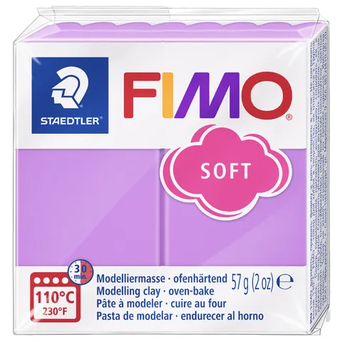 FIMO soft boetseerklei 57 g lavendel – afbeelding 1