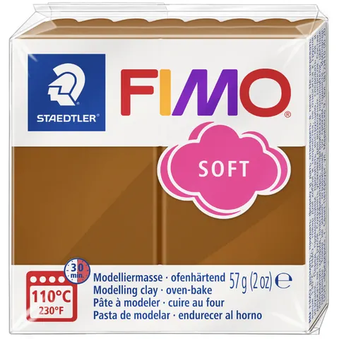 FIMO soft boetseerklei 57 g caramel – afbeelding 1