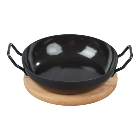 Schlemmer-Pfanne, 2-teilig – schwarz – 049645 – Bild 1
