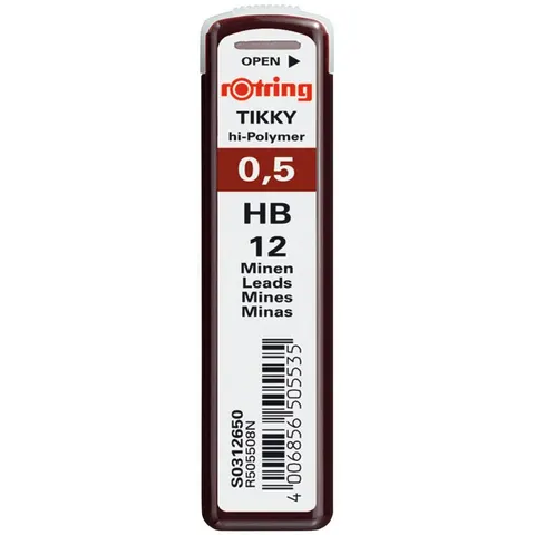 rOtring Bleistiftminen HB 0.5 mm schwarz – Bild 1