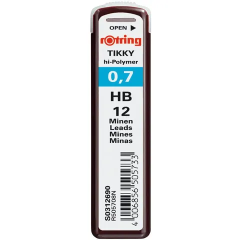 rOtring Bleistiftminen HB 0.7 mm schwarz – Bild 1