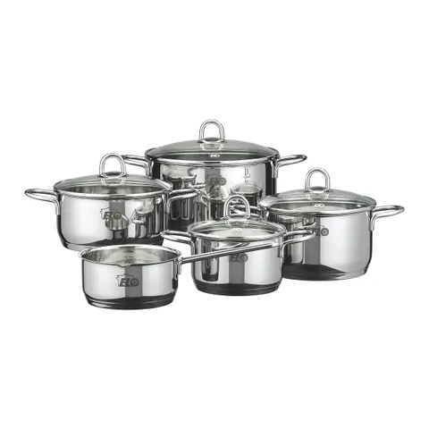 ELO Topfset "Rubin" 9-teilig – silber – Bild 1