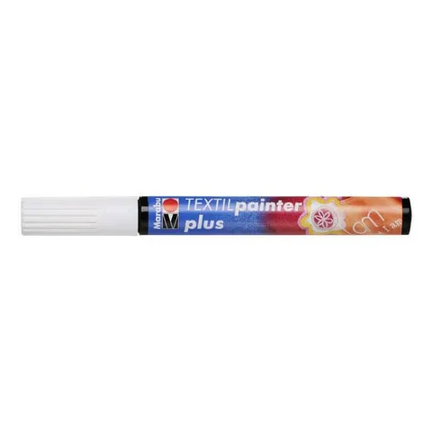 Marabu Textilmarker 2.0 - 5.0 mm Weiß – Bild 1