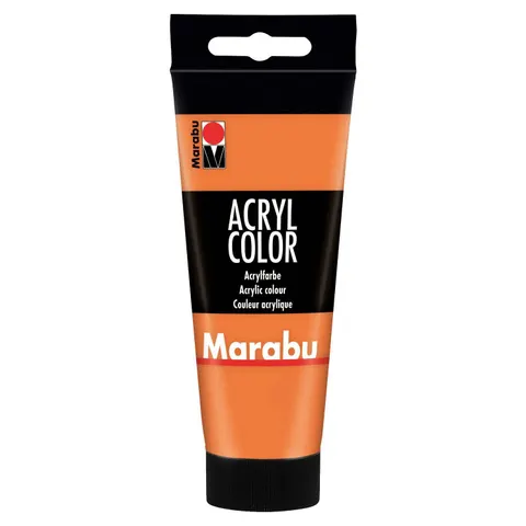 Marabu Acrylfarbe, orange, 100,0 ml – Bild 1
