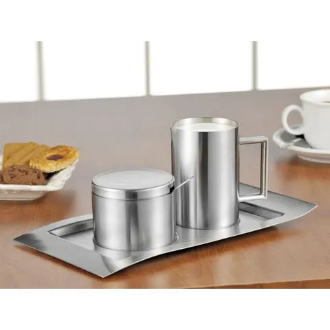 Esmeyer Milch & Zucker-Set WAVE, 5-teilig – Bild 1