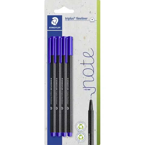 STAEDTLER triplus® Fineliner Blau – Bild 1