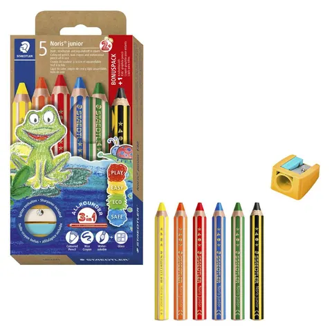 STAEDTLER Noris® junior 140 Buntstifte, Mehrfarbig – Bild 1